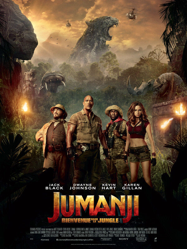 Jumanji : bienvenue dans la jungle