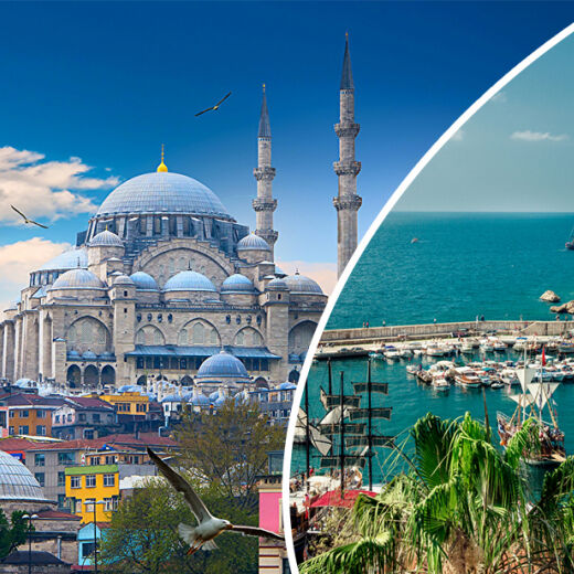 ANTALYA & ISTANBUL   10jours/9nuits